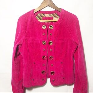 LAL corduroy jacket/blazer pink Small